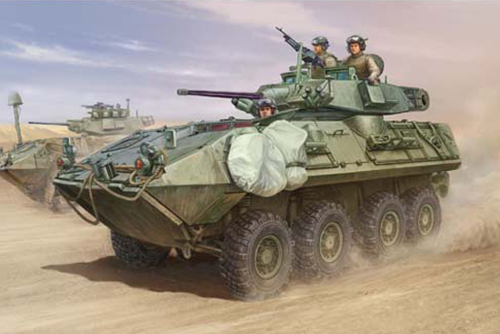 Trumpeter 01521 1/35 LAV-A2 8X8 wheeled armoured vehicle (9120477642989)