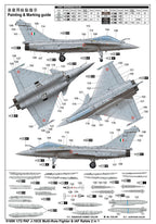 Trumpeter 1/72 PAF J-10CE Multi-Role Fighter & IAF Rafale 2 in 1 (2)