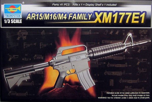 Trumpeter 01902 1/3 AR15/M16/M4 FAMILY- XM177E1 - Hobby City NZ (8967477526765)