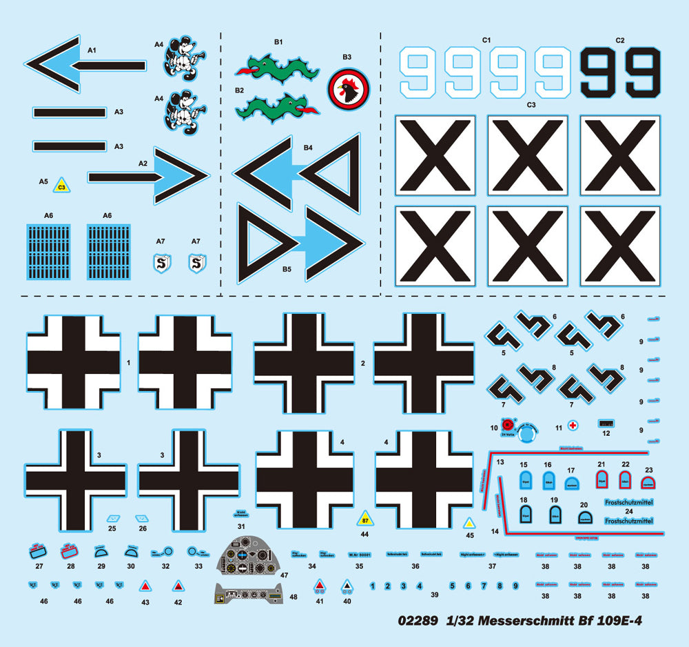 Trumpeter 1/32 Messerschmitt Bf 109E-4 (3)
