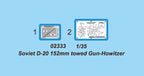 Trumpeter 02333 1/35 Soviet 152mm Towed Gun-howitzer M1955 (D-20)