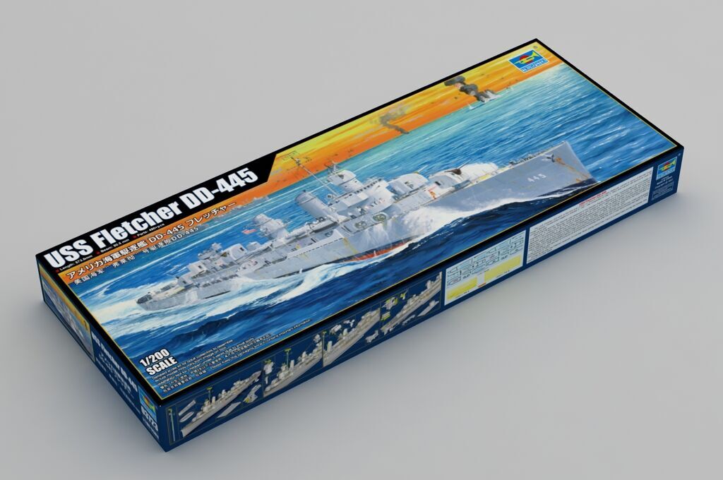 Trumpeter 1/200 USS Fletcher DD-445 (6)