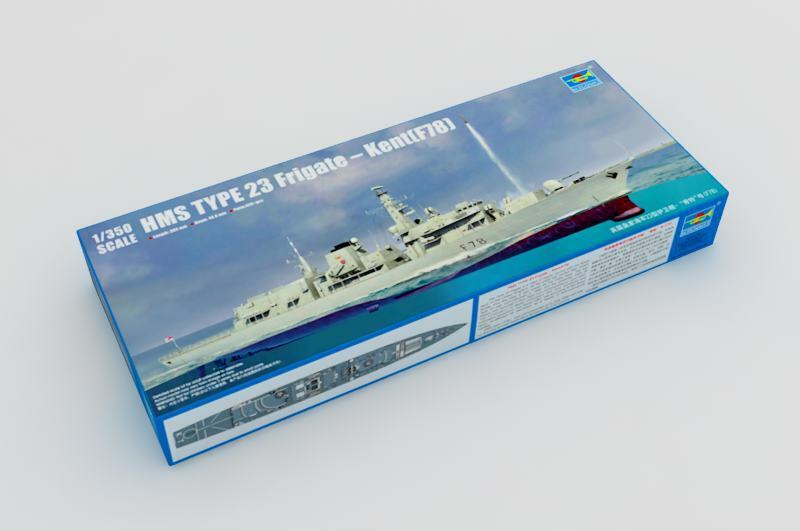 Trumpeter 04544 1/350 HMS TYPE 23 Frigate  Kent(F78) (9120478789869)