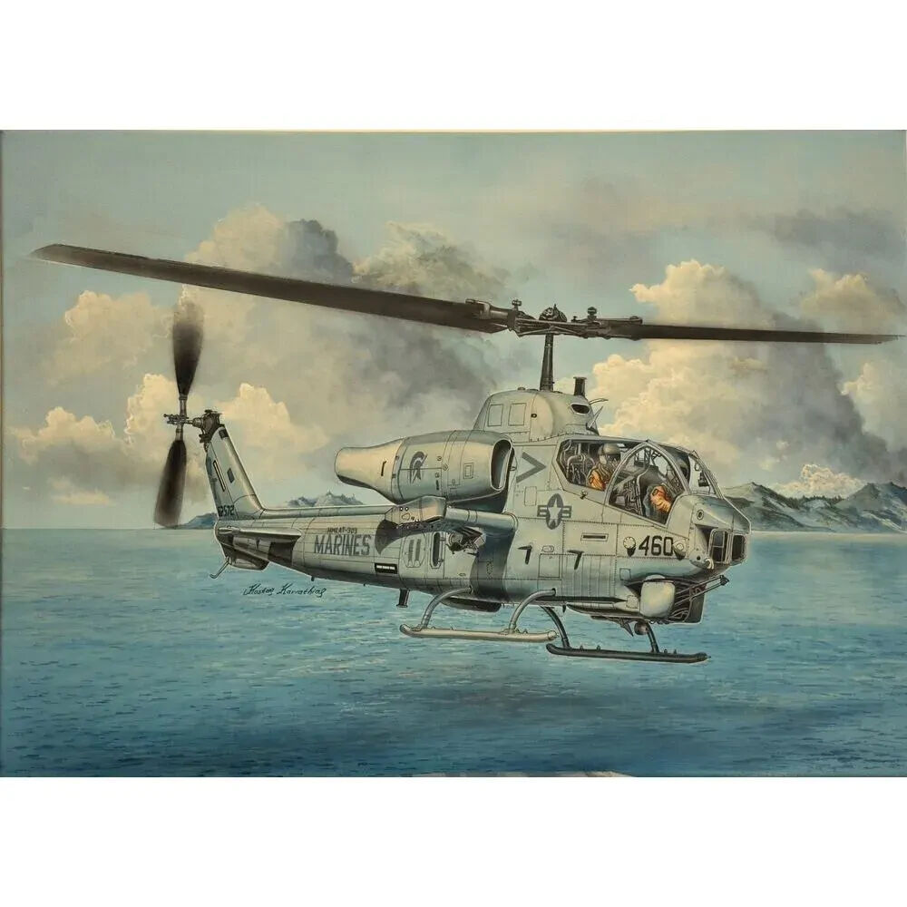 Trumpeter 1/35 AH-1W Super Cobra (Turned Exhaust)