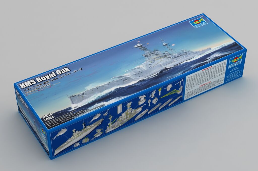 Trumpeter 1/350 HMS Royal Oak (4)