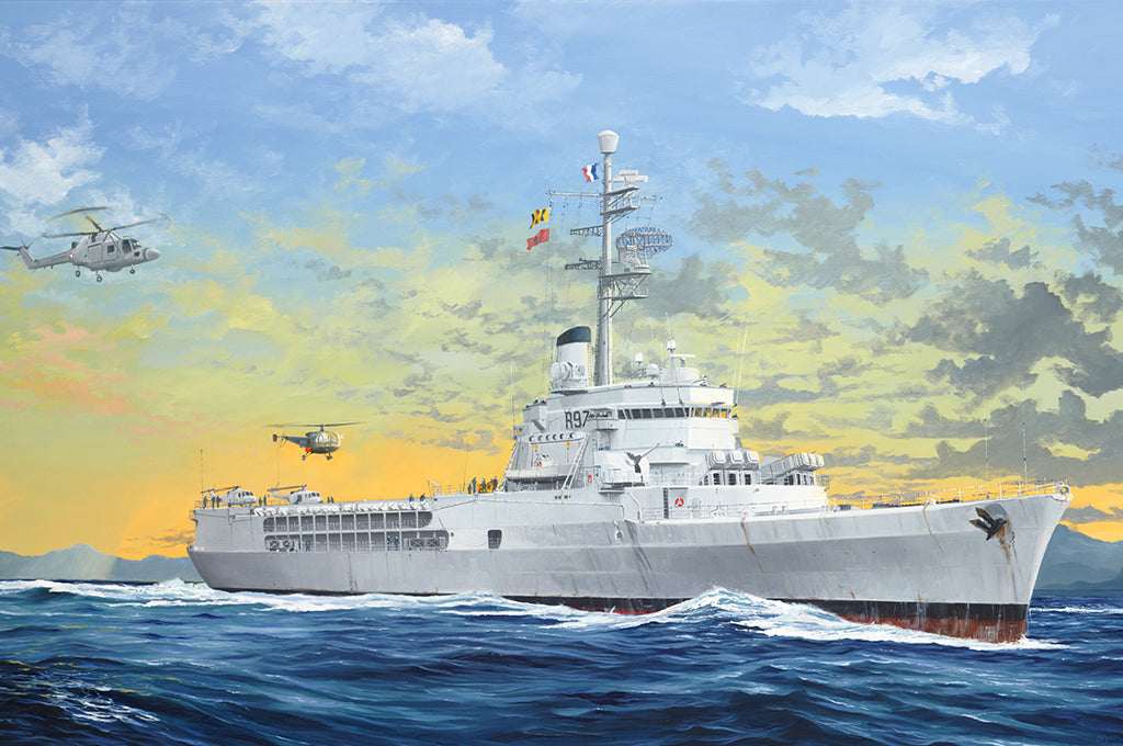 Trumpeter 05635 1/350 French Navy Helicopter Cruiser Jeanne Arc 2008 (8967479689453)