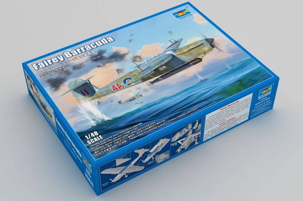 Trumpeter 05825 1/48 Royal Navy Fairey Barracuda Mk11 Torpedo Bomber - Hobby City NZ