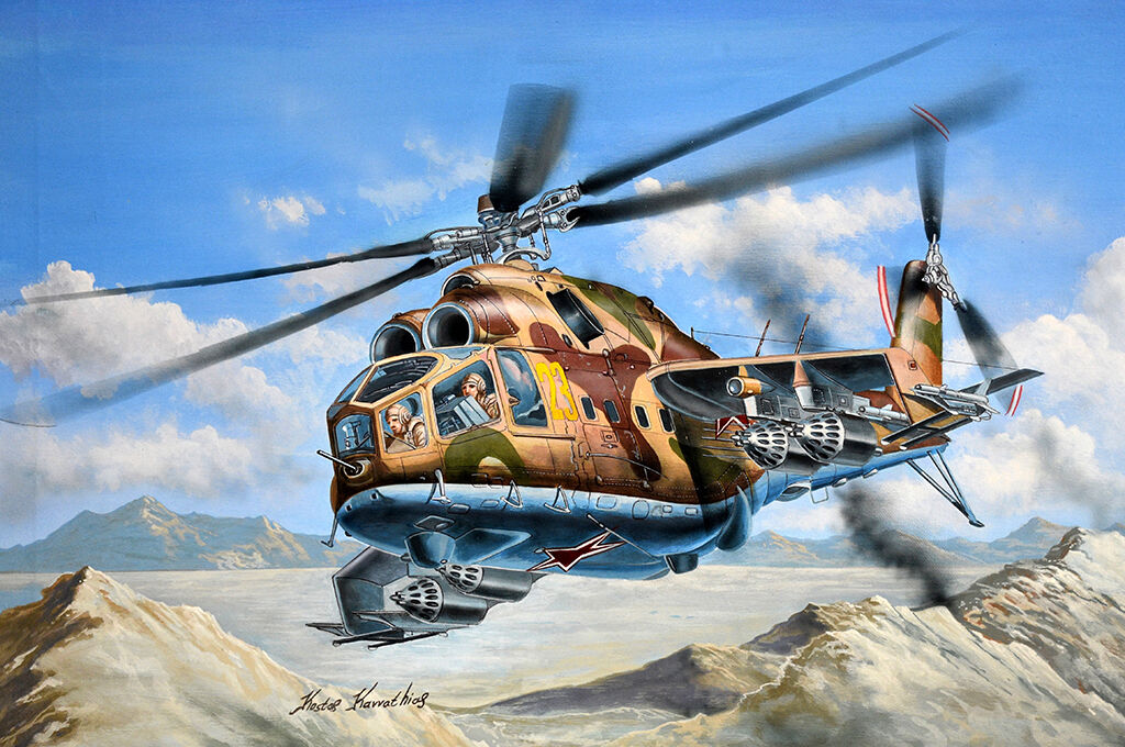 Trumpeter 05828 1/48 Mi-24A Hind-B (9120479314157)