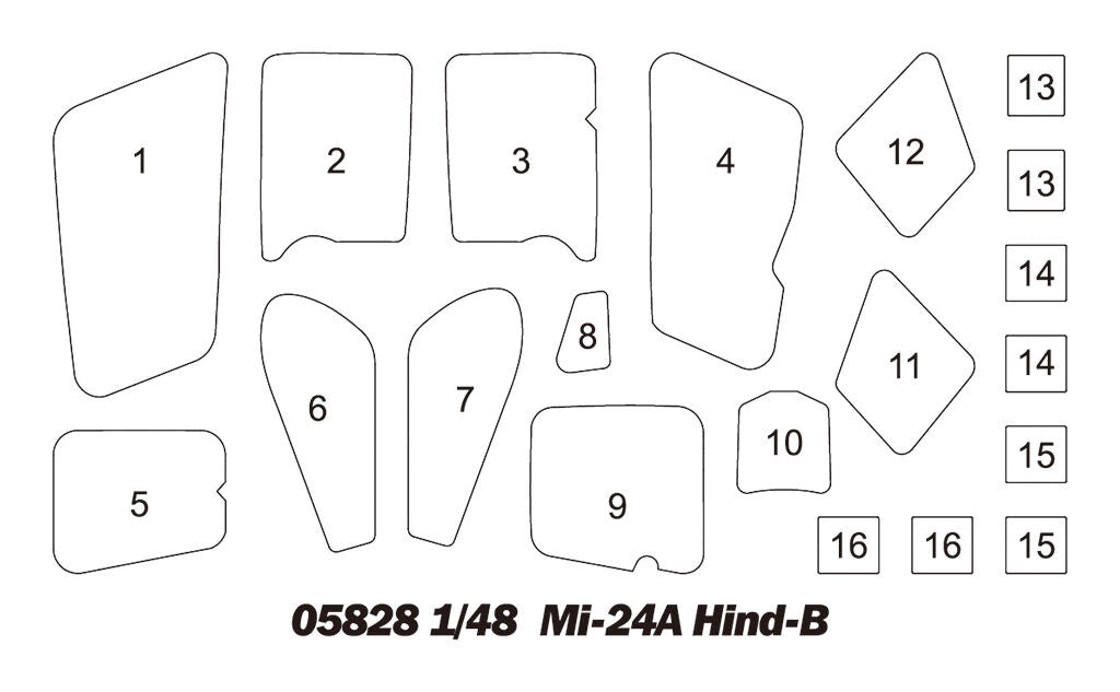 Trumpeter 05828 1/48 Mi-24A Hind-B (9120479314157)
