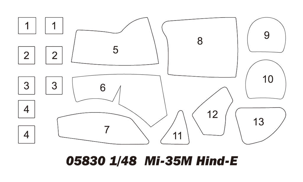 Trumpeter 05830 1/48 Mi-35M Hind-E (9120479379693)
