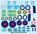 Trumpeter 1/48 Fairey Battle Mk.1 Aus Decals (3)