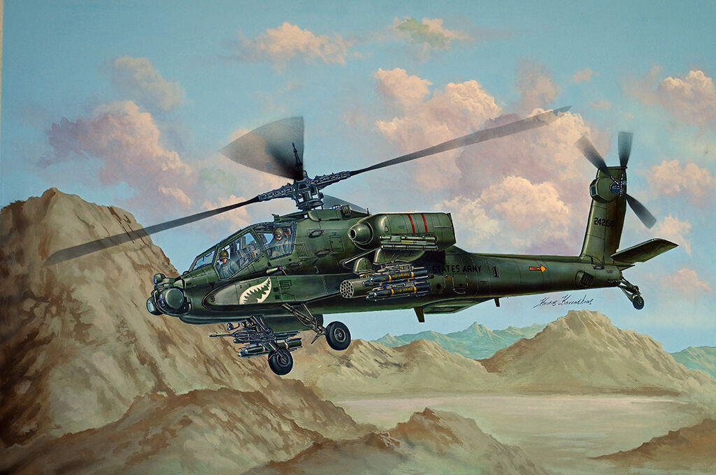 Trumpeter 05838 1/48 AH-64A Apache - Hobby City NZ