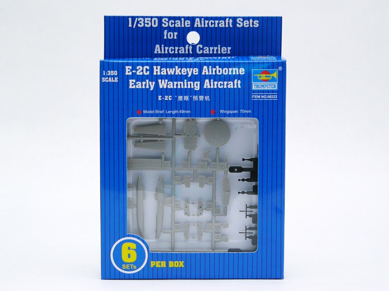 Trumpeter 06222 1/350 E-2C Hawkeye Warning (6pcs. per box) (9120479510765)