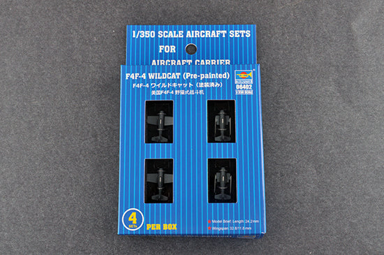 Trumpeter 06402 1/350 F4F-4 WILDCAT(Pre-painted) (9120479805677)