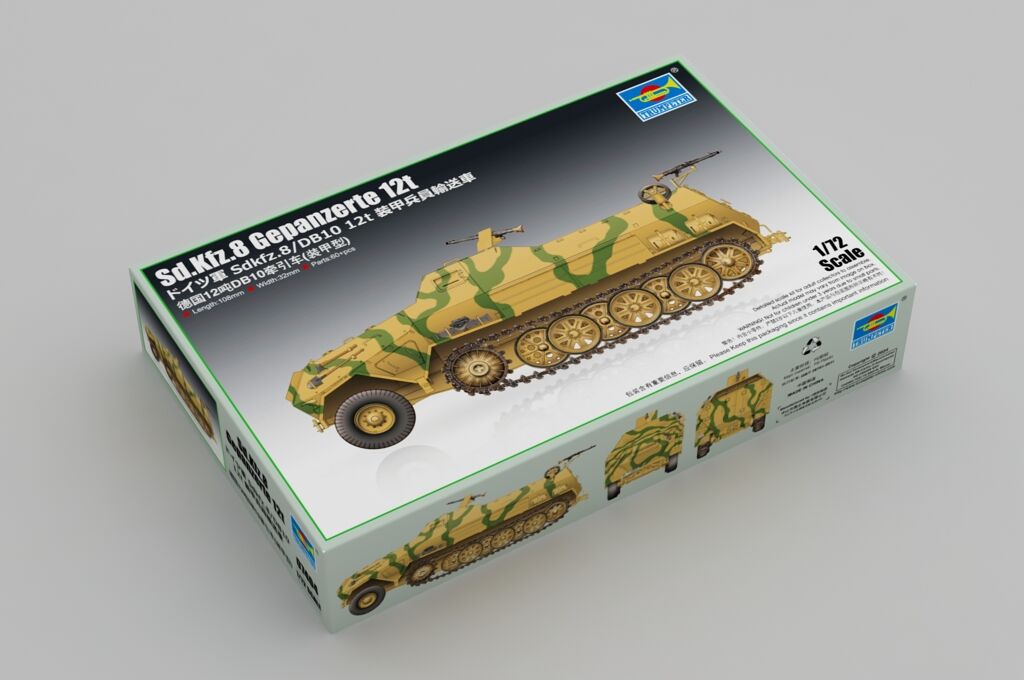 Trumpeter 07404 1/72 Sd.Kfz.8 Gepanzerte 12t (9120480624877)