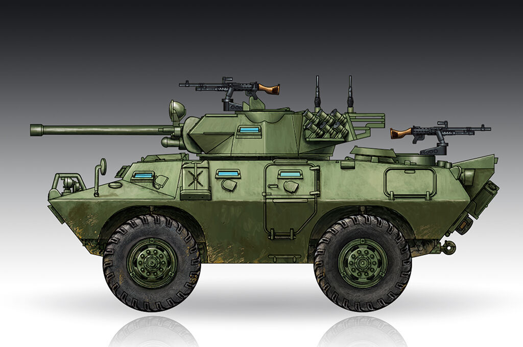Trumpeter 07442 1/72 LAV-150 APC 90mm Mecar Gun (8967483064557)