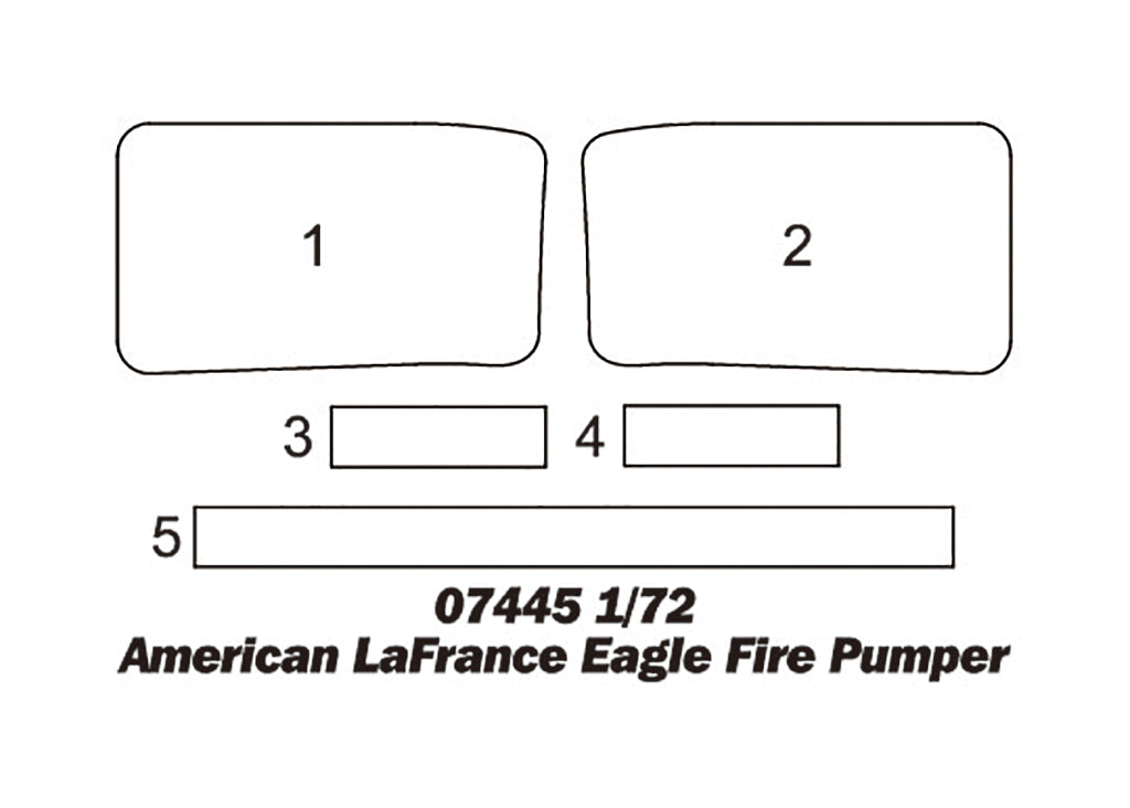 Trumpeter 07445 1/72 American LaFrance Eagle Fire Pumper (9120480788717)
