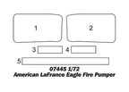 Trumpeter 1/72 American LaFrance Eagle Fire Pumper (3)