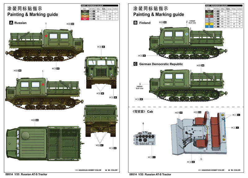 Trumpeter 09514 1/35 Russian AT-S Tractor