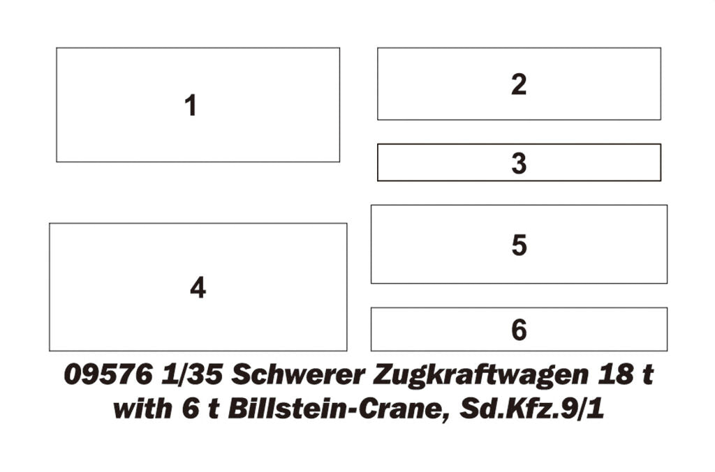 Trumpeter Schwerer Zugkraftwagen 18 t with 6 t Billstein-Crane (4)