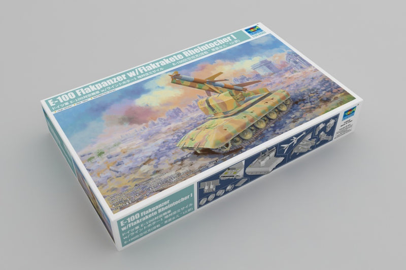 Trumpeter 09586 1/35 E-100 Flakpanzer w/Flakrakete Rheintocher I - Hobby City NZ (8967484211437)