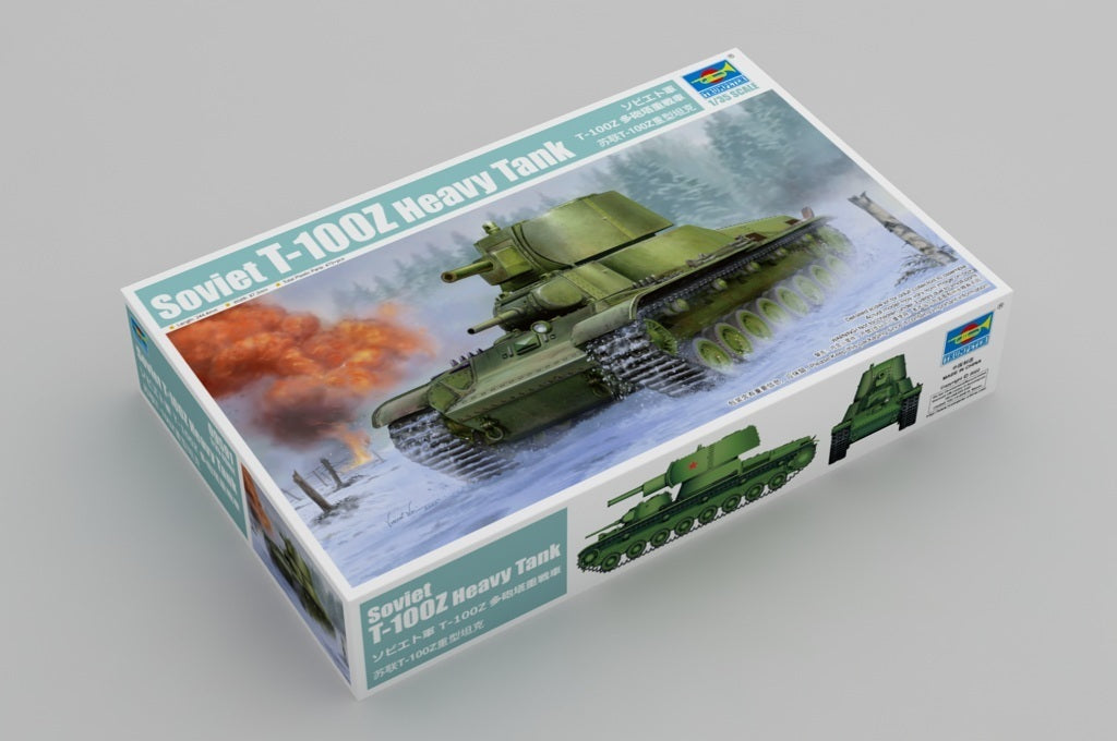 Trumpeter 09591 1/35 Soviet T-100Z Heavy Tank (8967484244205)