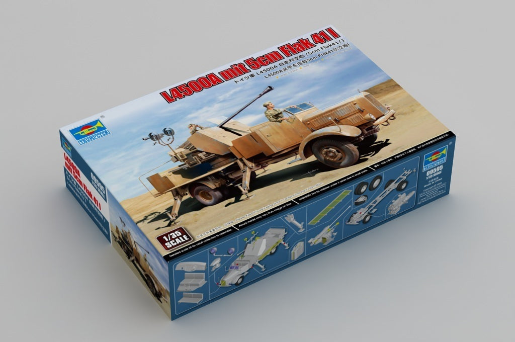 Trumpeter 09595 1/35 L4500A mit 5cm Flak 41 I (8967484309741)