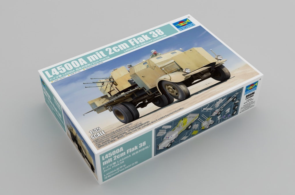 Trumpeter 09596 1/35 L4500A mit 2cm Flak 38 (8967484342509)