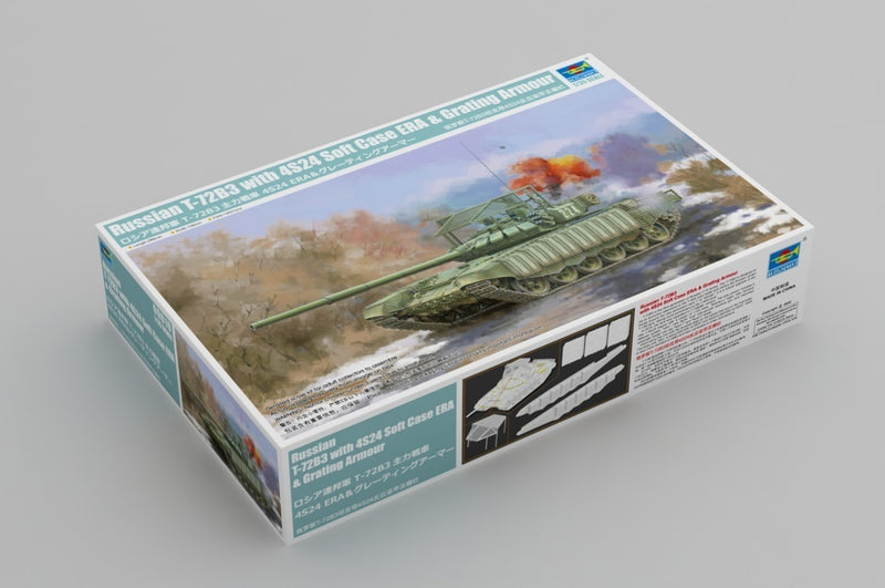 Trumpeter 09610 1/35 Russian T-72B3 with 4S24 Soft Case ERA & Grating Armour - Hobby City NZ (8967484702957)