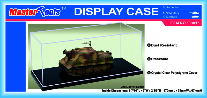 Trumpeter Plastic Display Case 170 x 75 x 67mm (3)