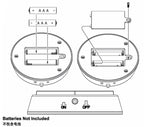 Trumpeter Round top Display case - Led stand 84 x 115mm (4)