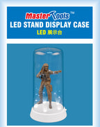 Trumpeter Round top Display case - Led stand 84 x 185mm (2)