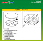 Trumpeter Paint Pallet with Brush Rest Modelling Tool (2)