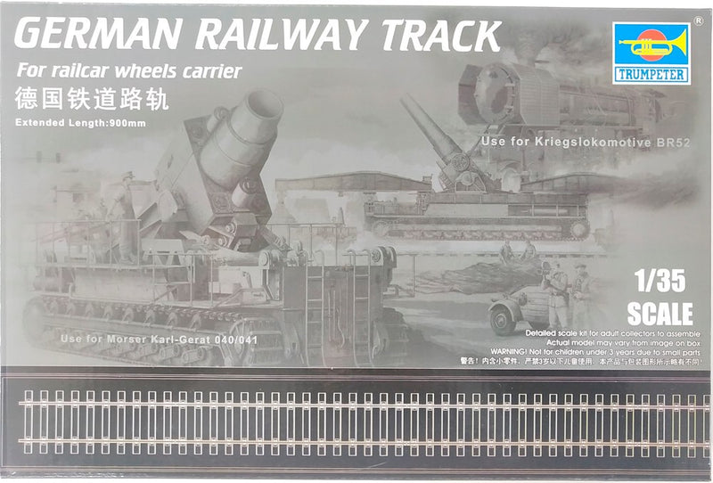 Trumpeter 00213 1/35 German Railway Track Set (9120448250093)