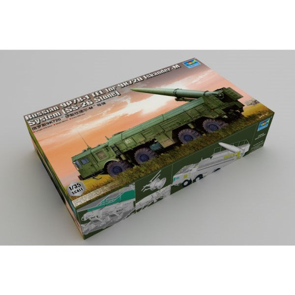 Trumpeter 01051 1/35 Russian 9P78-1 TEL for 9K720 Iskander-M System (SS-26 Stone) - Hobby City NZ