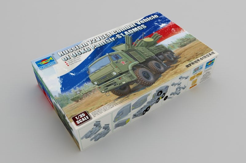Trumpeter 01060 1/35 Russian 72V6E4 Combat Vehicle of 96K6 Pantsir -S1 ADMGS (8967463010541)