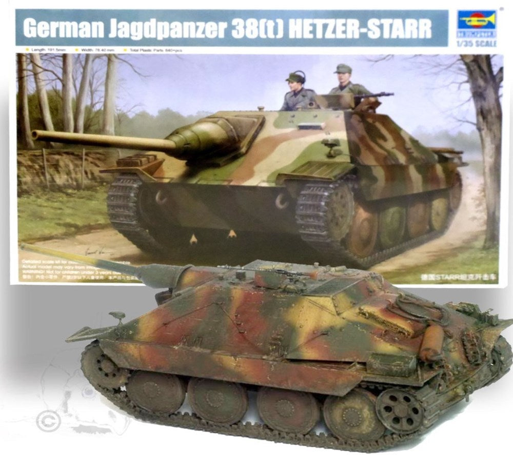 Trumpeter 1/35 German Jagdpanzer 38 (Hetzer) Starr