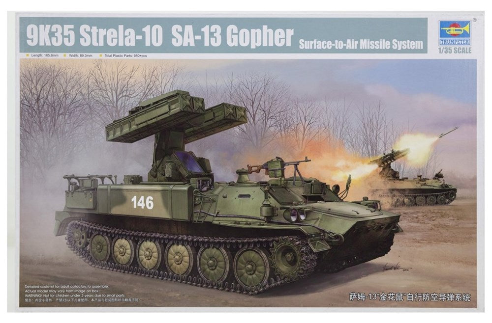 Trumpeter 05554 1/35 Russian SA-13 GOPHER (7635990085869)