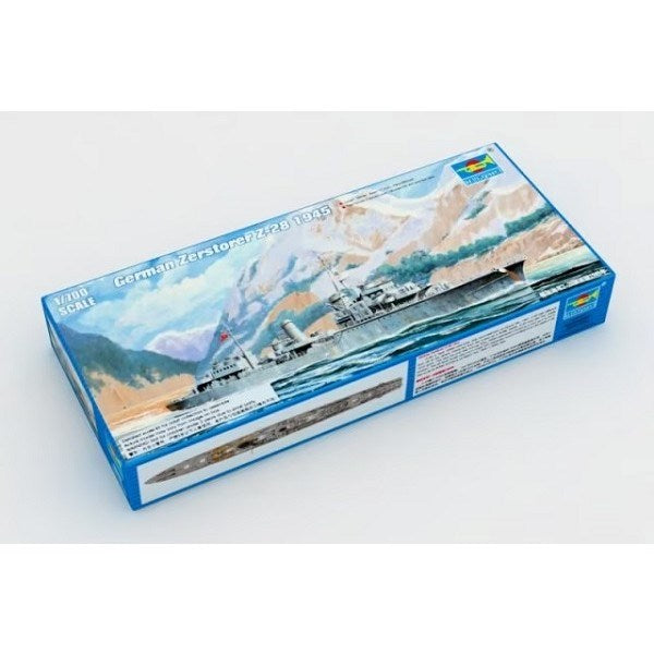 Trumpeter 05790 1/700 German Type 1936A Zerstorer Z28 (1945) (7636018397421)