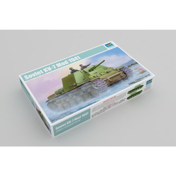 Trumpeter 09503 1/35 Soviet KV-7 Mod 1941 (7635994476781)