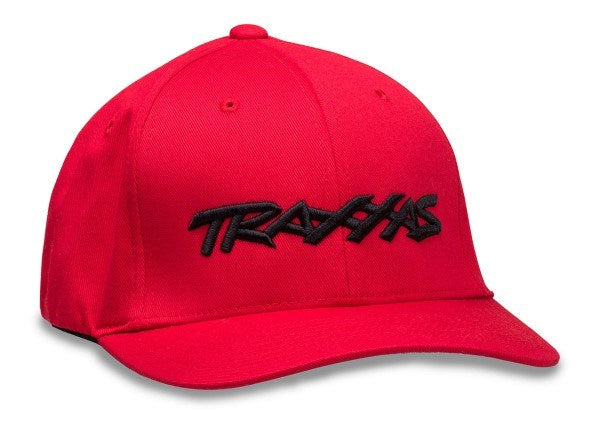Traxxas 1188-Red-LXL - Traxxas Logo Flexfit Hat Red (8827979989229)