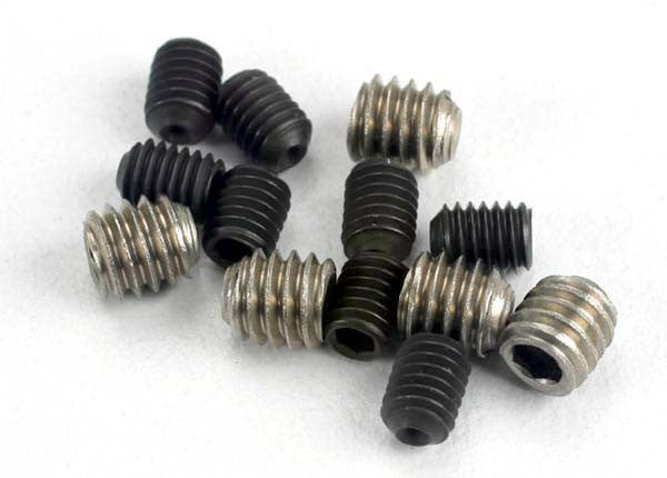 Traxxas 1548 - Set (grub) screws 3x4mm (8)/ 4x4mm (stainless) (4) - Hobby City NZ