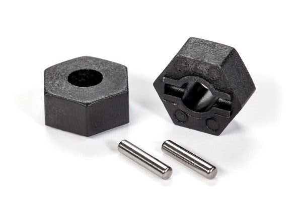 Traxxas 1654 - Wheel Hubs Hex (2)/ Stub Axle Pins (2)