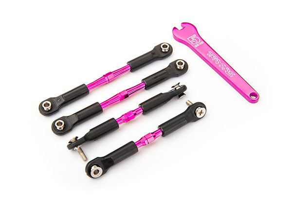 Traxxas 2443P CAMBER LINKS REAR PINK (8828014592237)