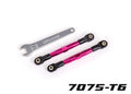 Traxxas 2445P TOE LINKS FRONT PINK (8828015509741)