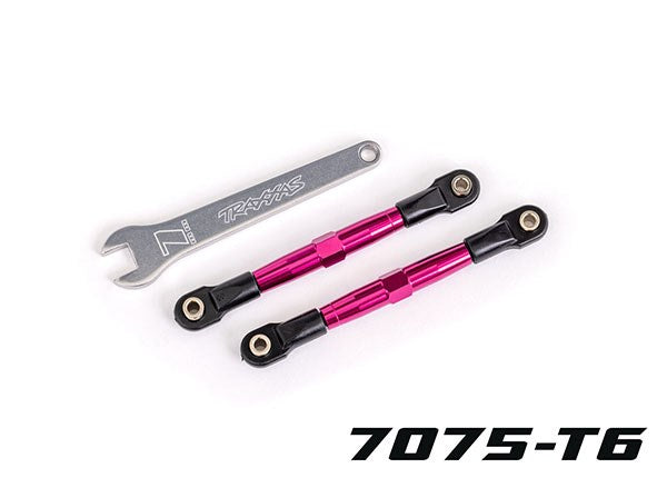 Traxxas 2445P TOE LINKS FRONT PINK (8828015509741)