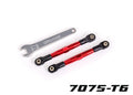 Traxxas 2445R TOE LINKS FRONT RED (8828015542509)