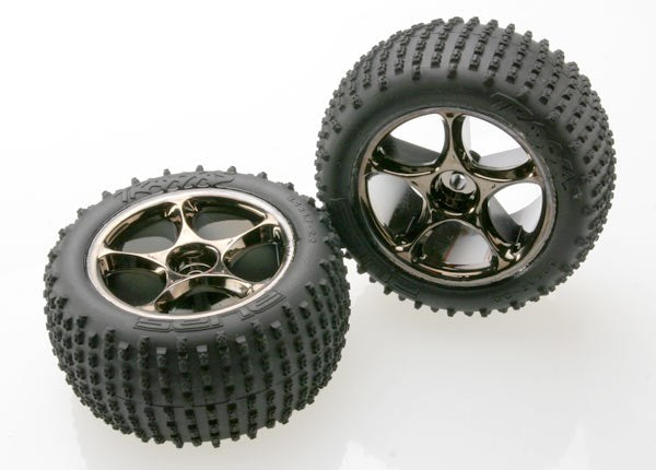 Traxxas 2470G T&W STN CHRM 2.2/ALIAS REAR TIRE (8828016263405)