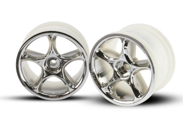 Traxxas 2472 - Wheels Tracer 2.2" (Chrome) (2) (Bandit Rear) - Hobby City NZ