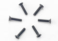 Traxxas 2526 - Screws 2.5x12 countersunk machine (hex drive) (6) (8827584217325)